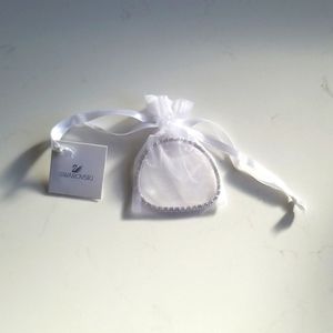 Silver and crystal bracelet